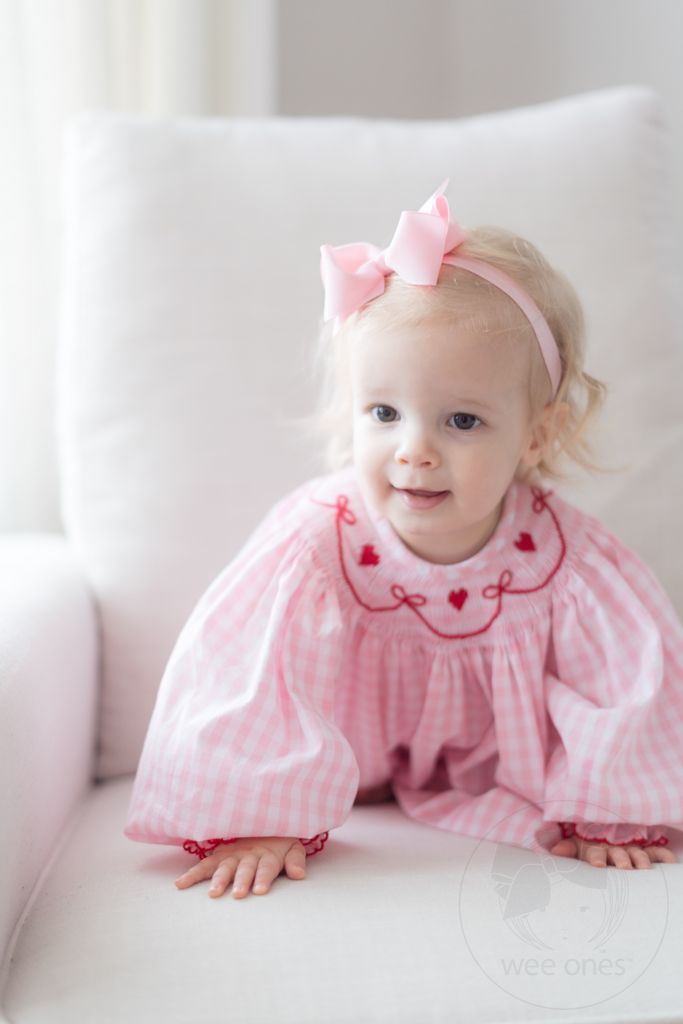 Hair Bow Organza with Ribbon