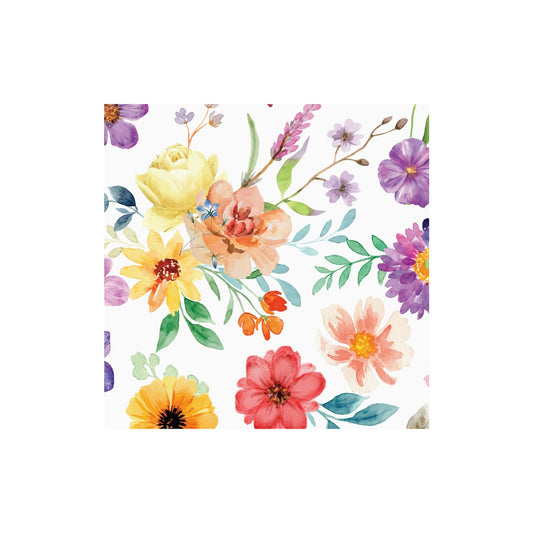 Mixed Floral Printed Cocktail Napkin