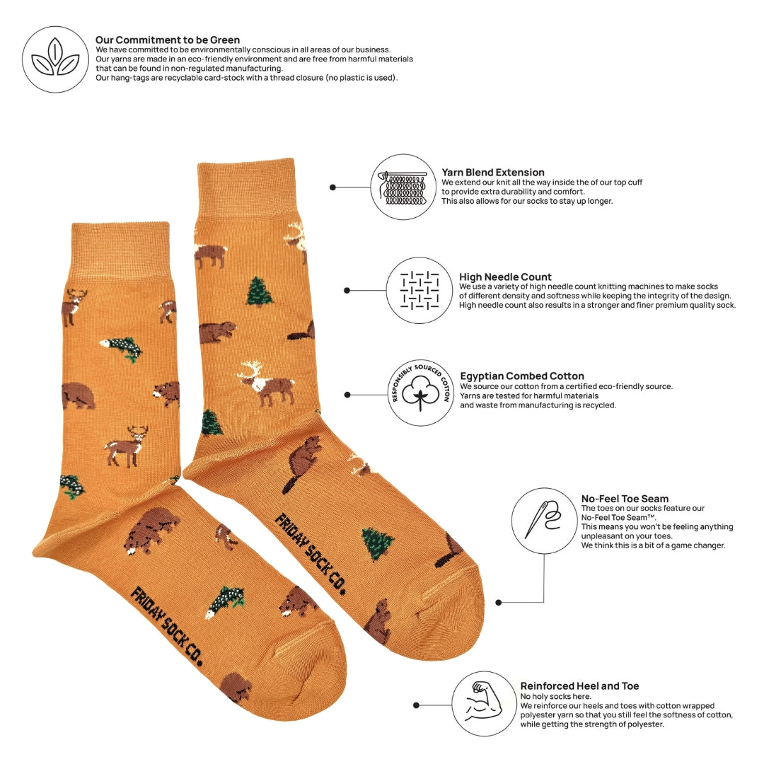 Men's Wildlife This Did Good Mismatched Socks, Give Back