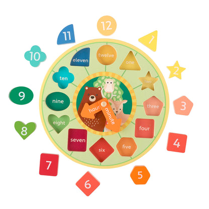 Woodland Shape Sorting Clock