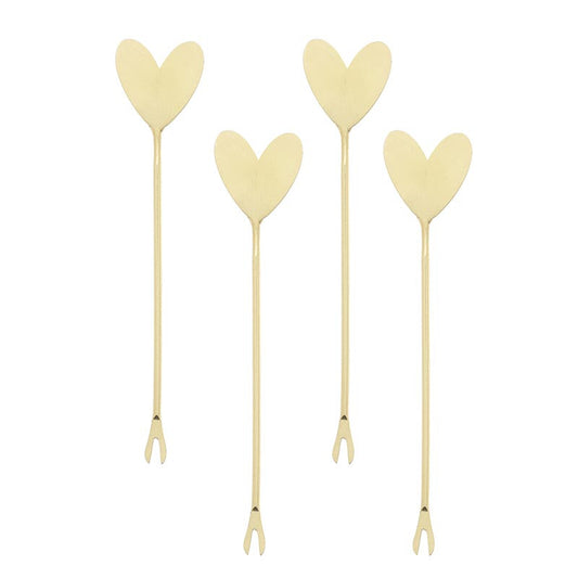 Heart Picks - Set of 4