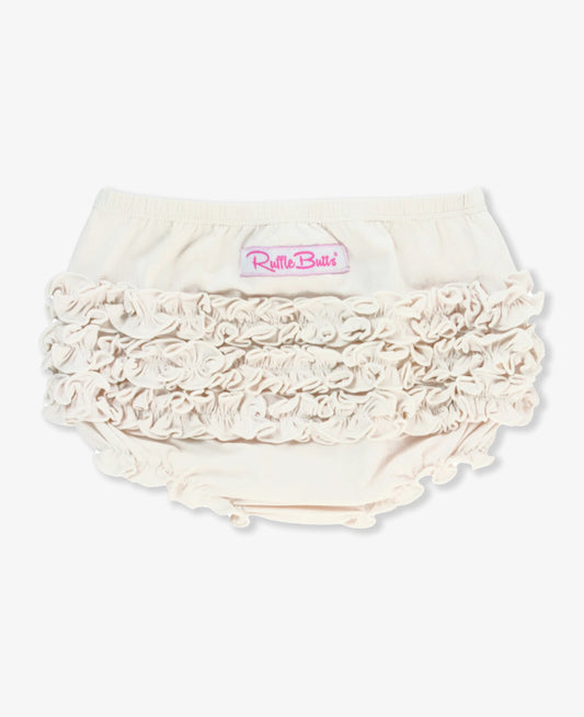 Ivory Knit RuffleButt Bloomer