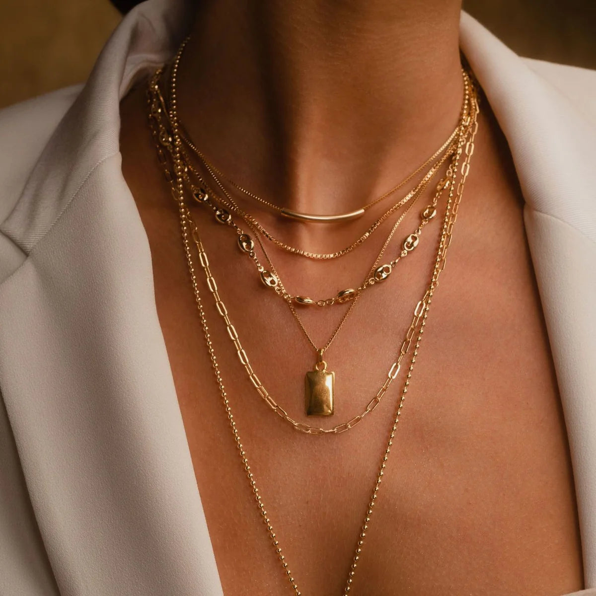 Chlöe Necklace | Gold