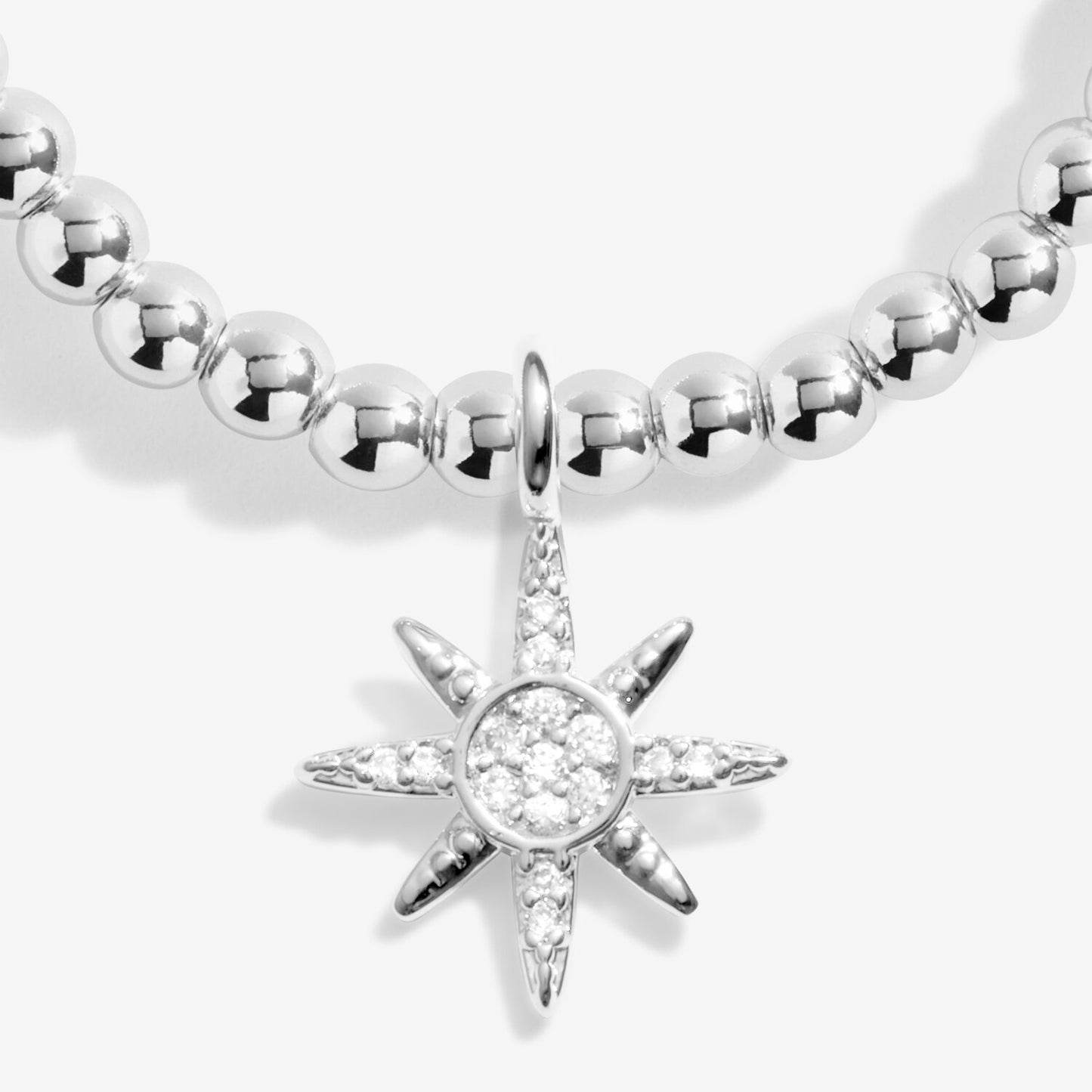 A Little 'Be The Light' Bracelet In Silver Plating