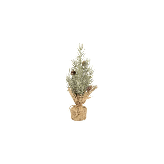 Pale Green Faux Balsam Tree with Burlap Base