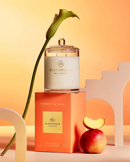 Sunsets In Capri Candle