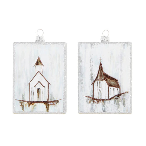 4.5” Church Ornament