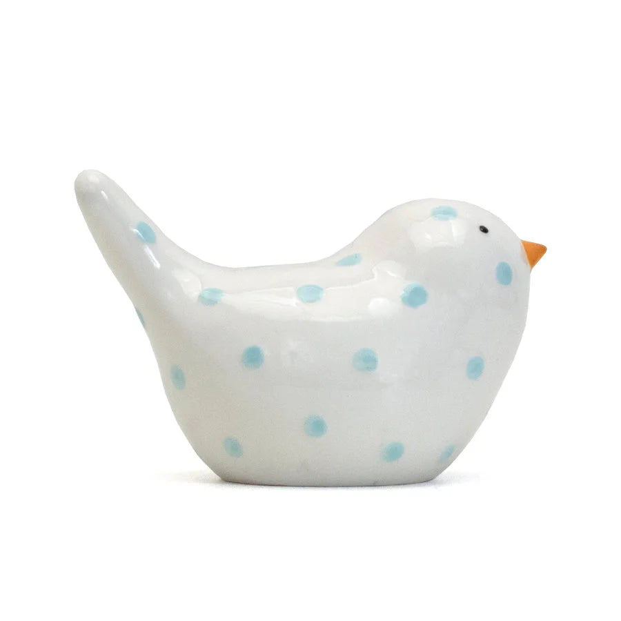 Blue Dotted Birdie Bank