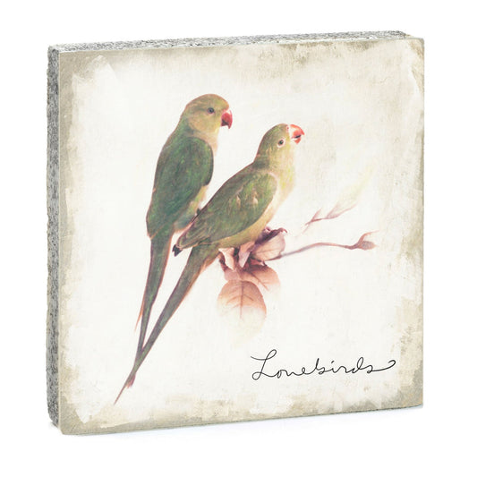Lovebirds Art Block