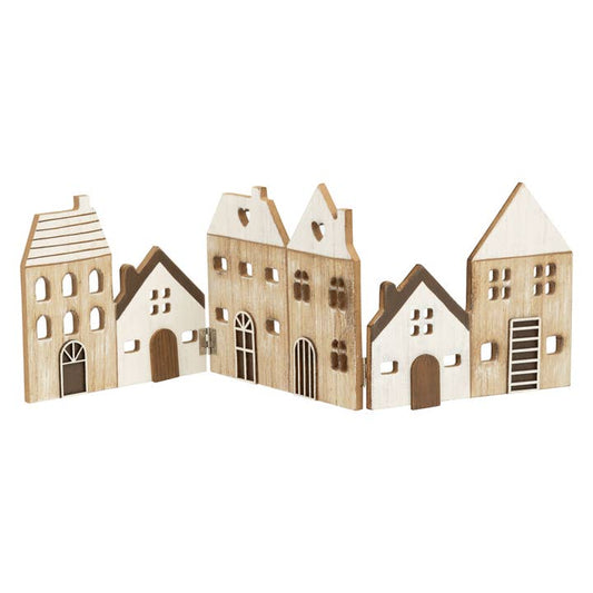 Fold Out Wood Village
