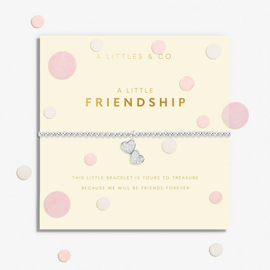 Confetti A Little 'Friendship' Bracelet In Silver Plating