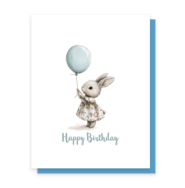 Birthday Balloon Bunny