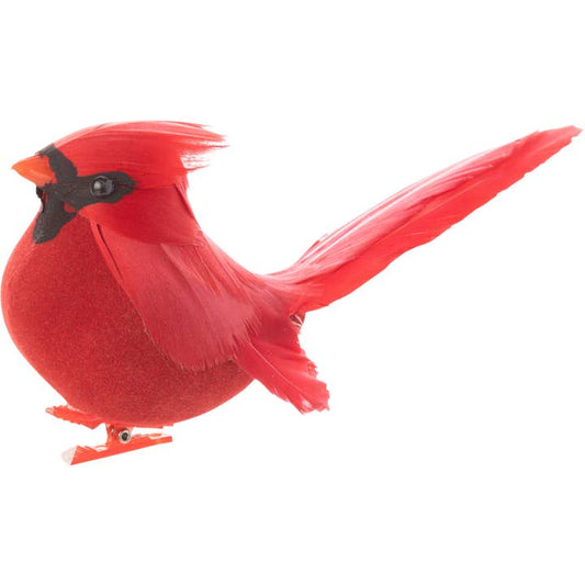 5" Chubby Cardinal Clip Ornament