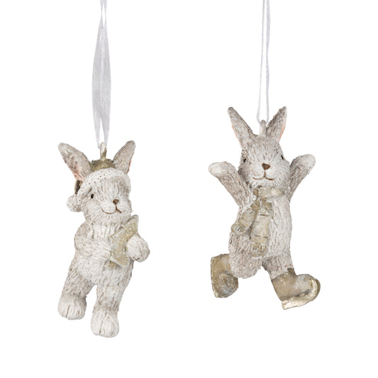3" Resin Rabbit Ornament