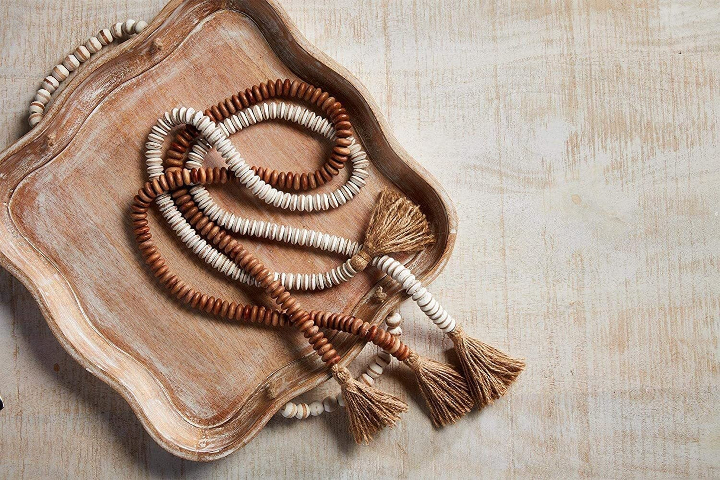 Brown Prayer Bead Garland