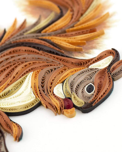 Squirrel Quilling Card