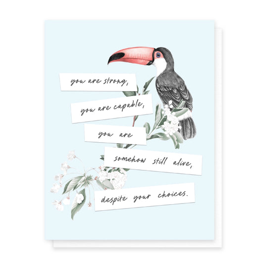 You Are Strong Card