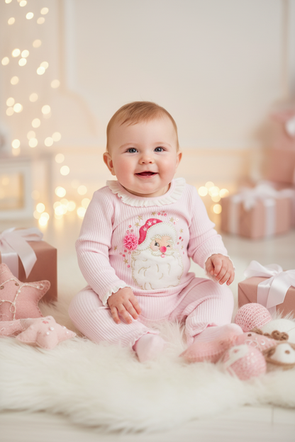 Pink Santa Baby Bodysuit