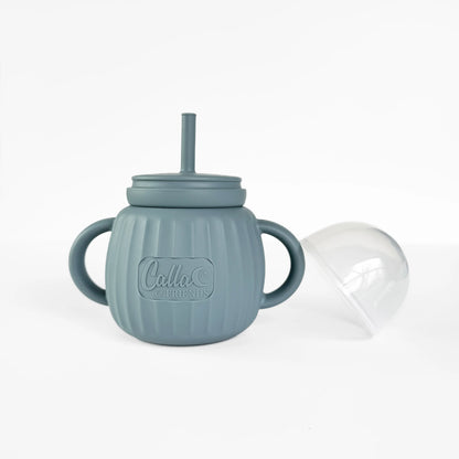 Silicone Cup With Straw