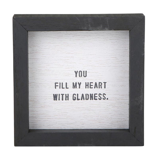 Petite Word Board - You Fill My Heart With Gladness