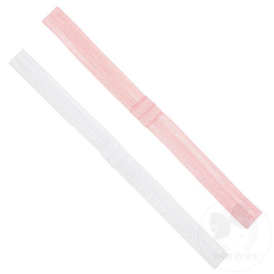 Elastic Girls Baby Headbands - Two Pack