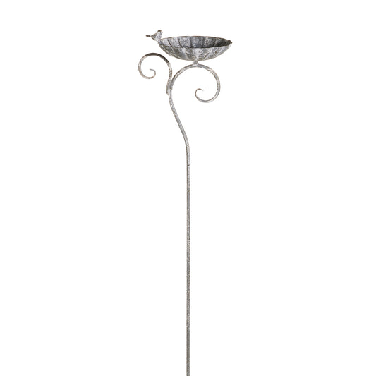 37" Decorative Bird Bath Stake