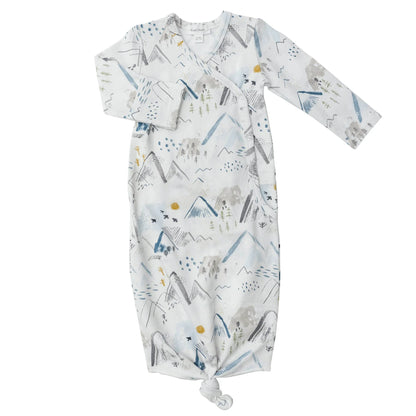 Knotted Grey Mountains Gown