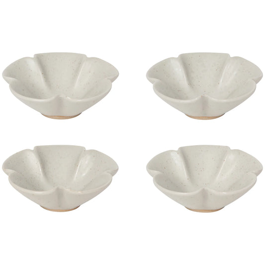 Sakura Stoneware Pinch Bowls – Set of 4 (2 oz each)