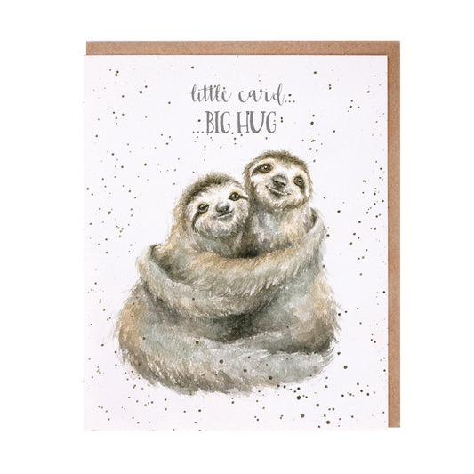 Friendship 'Little Card Big Hug' Sloth Single Card