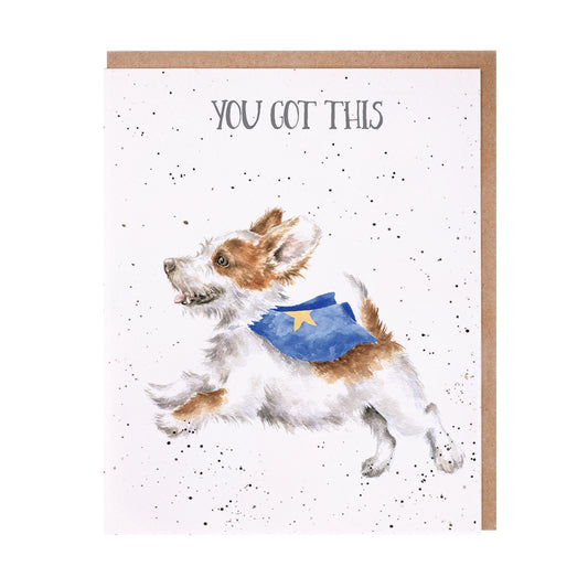 Friendship 'Super Dog' Terrier Single Card