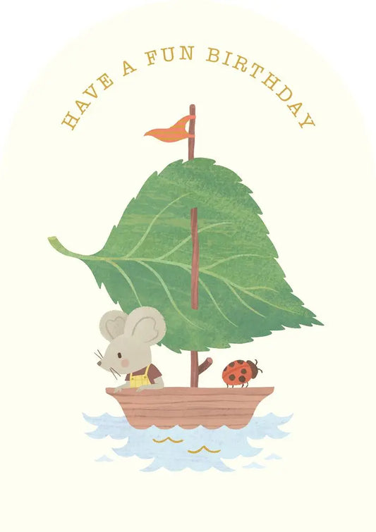 Mouse Adventure Birthday Card