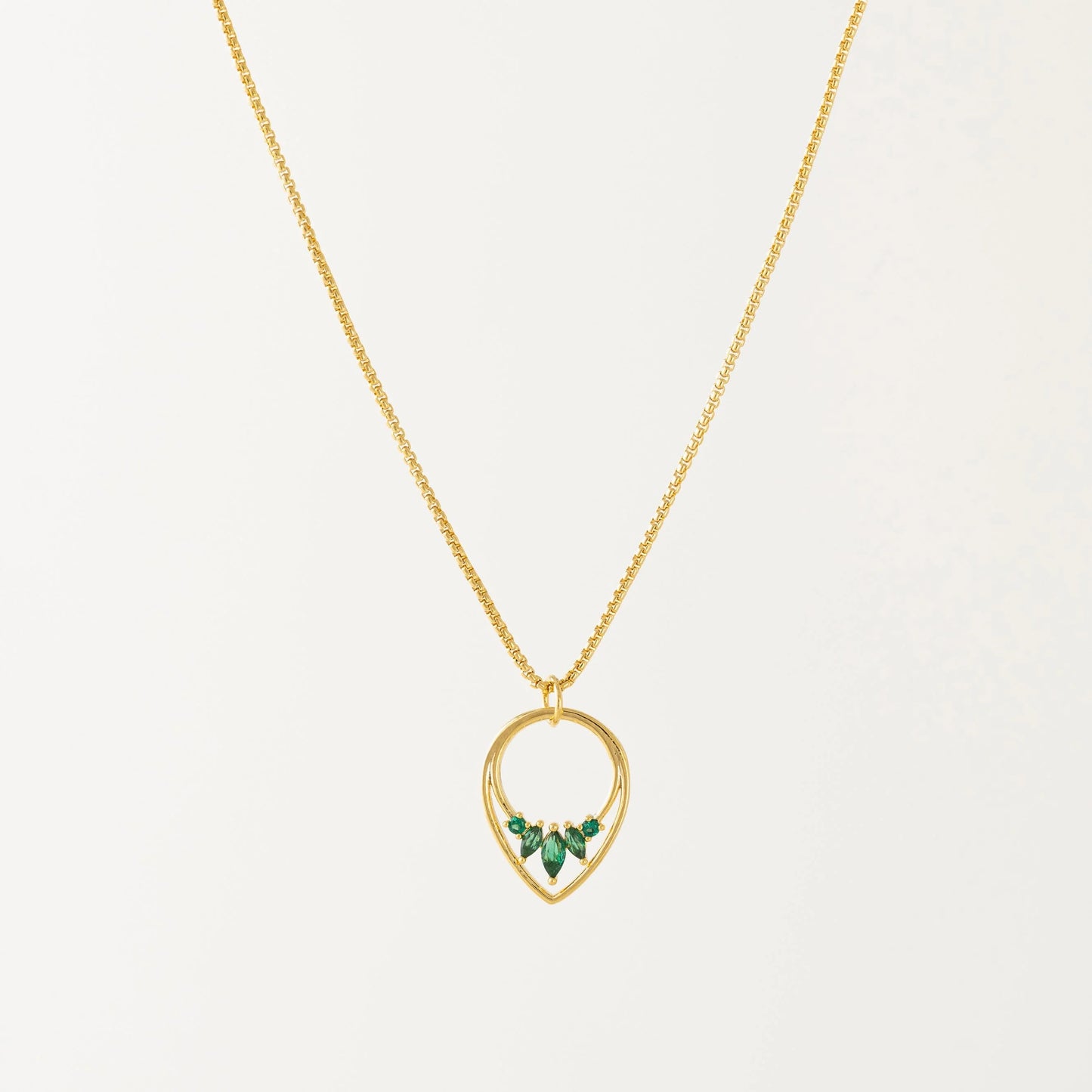 Aria Necklace - Emerald