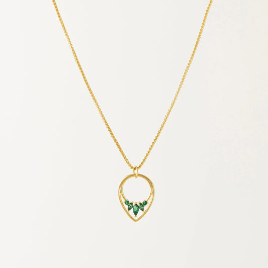 Aria Necklace - Emerald