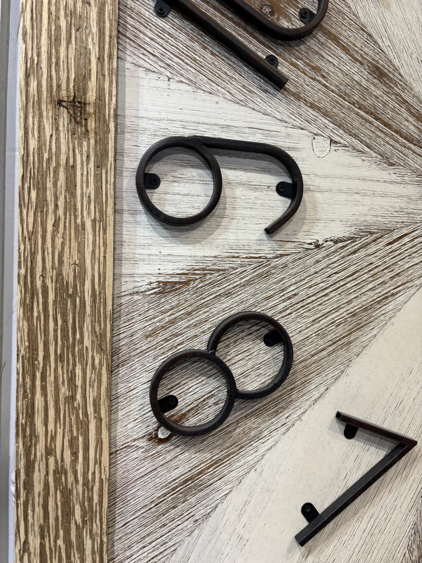Square Sunburst Wood Clock