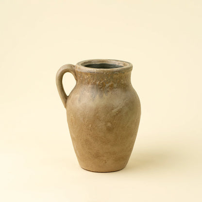 Rhodes Pitcher Vase - Reactive Brown