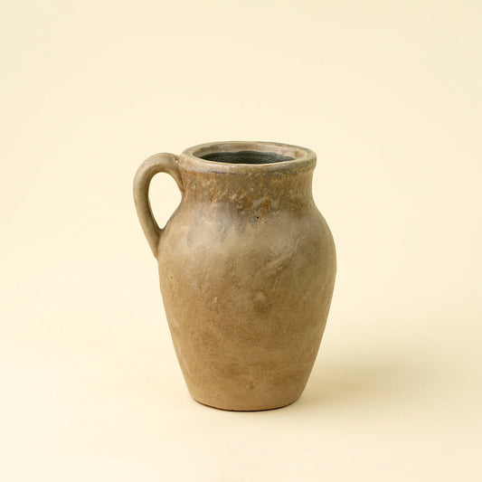 Rhodes Pitcher Vase - Reactive Brown