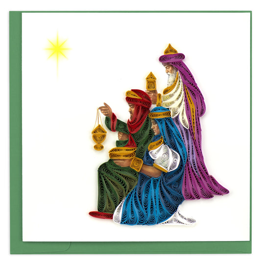 Quilling Card Three Wise Men