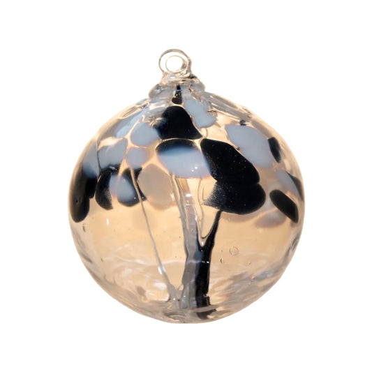 Tree of Peace Blown Glass Orb