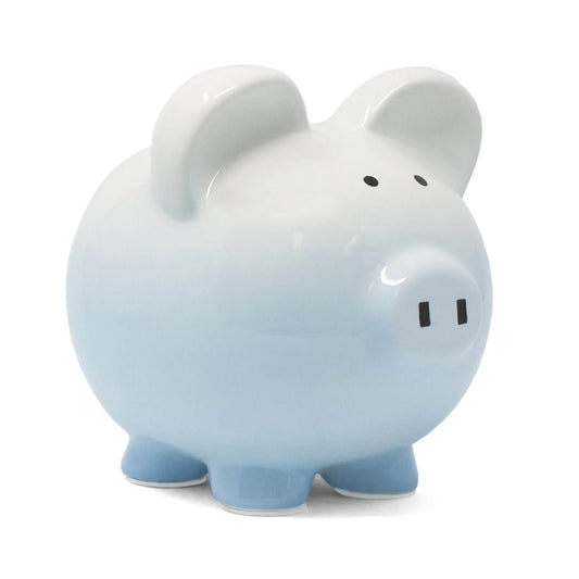 Blue Ombre Pig Bank