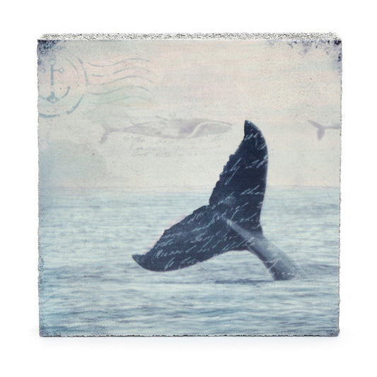 Whale Tail Art Block