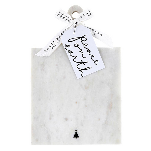 Marble Board with Handle - Peace On Earth