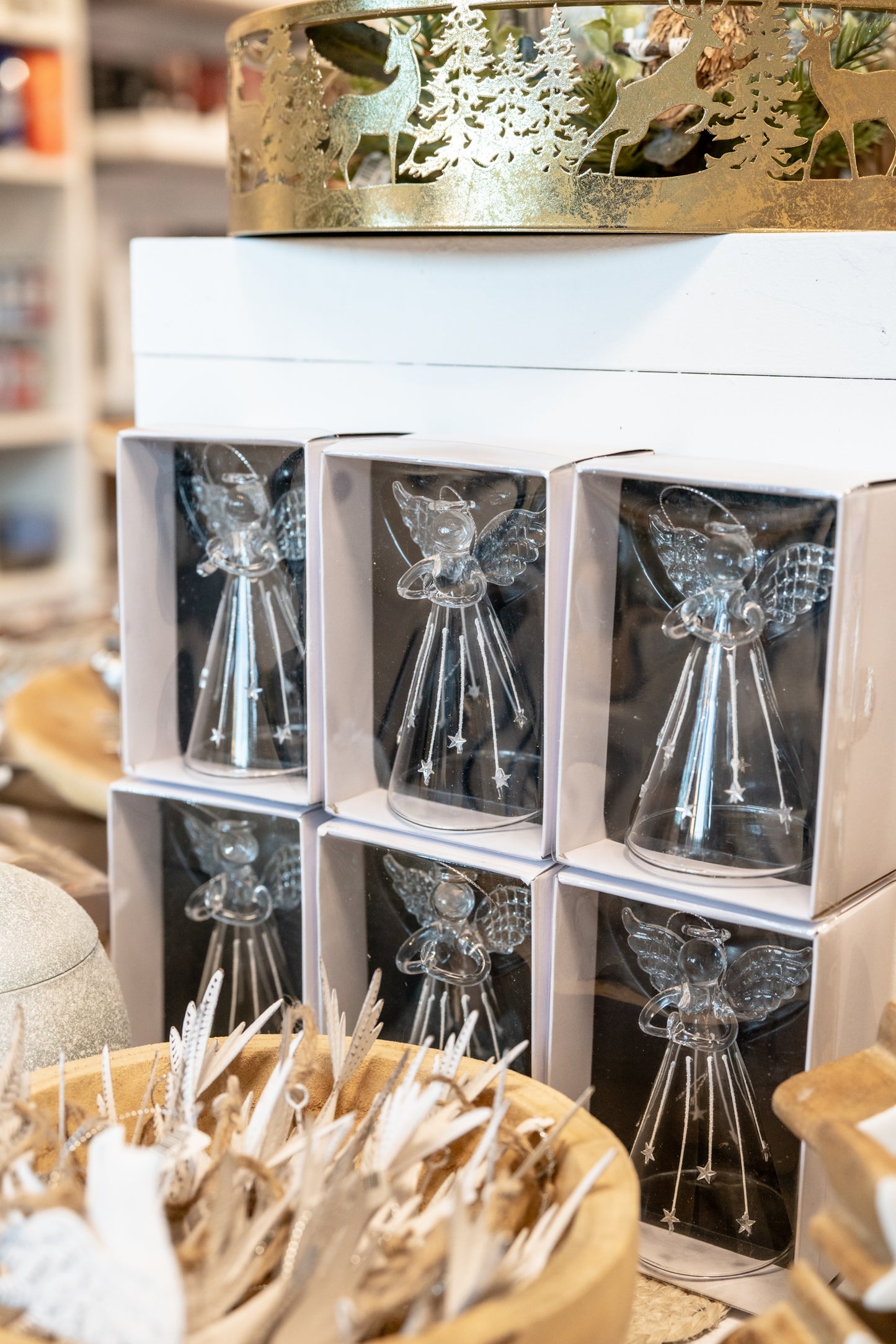 Glass Angel Ornament