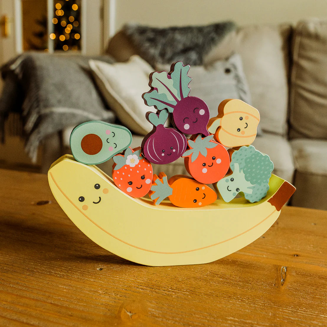 Happy Veggies & Friends Balancing Game
