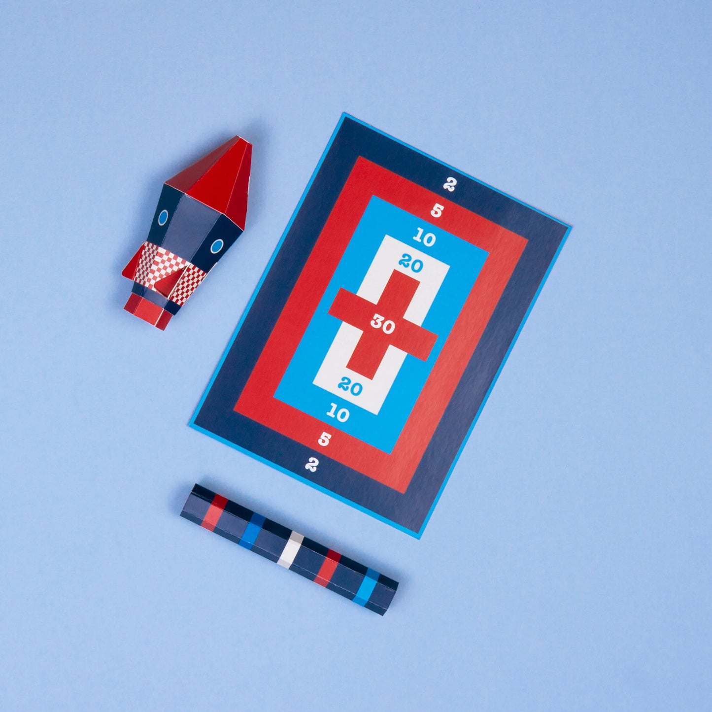 Blow Rocket Paper Craft Kit