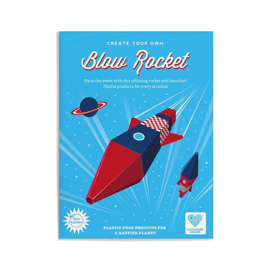 Blow Rocket Paper Craft Kit