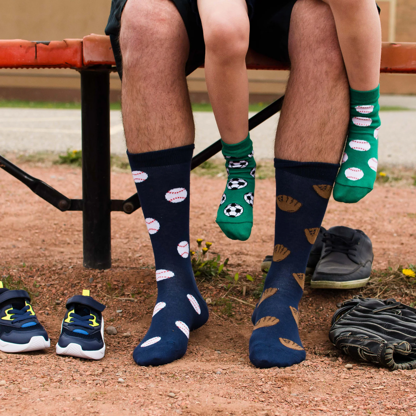 Men's Baseball Glove & Baseball Socks