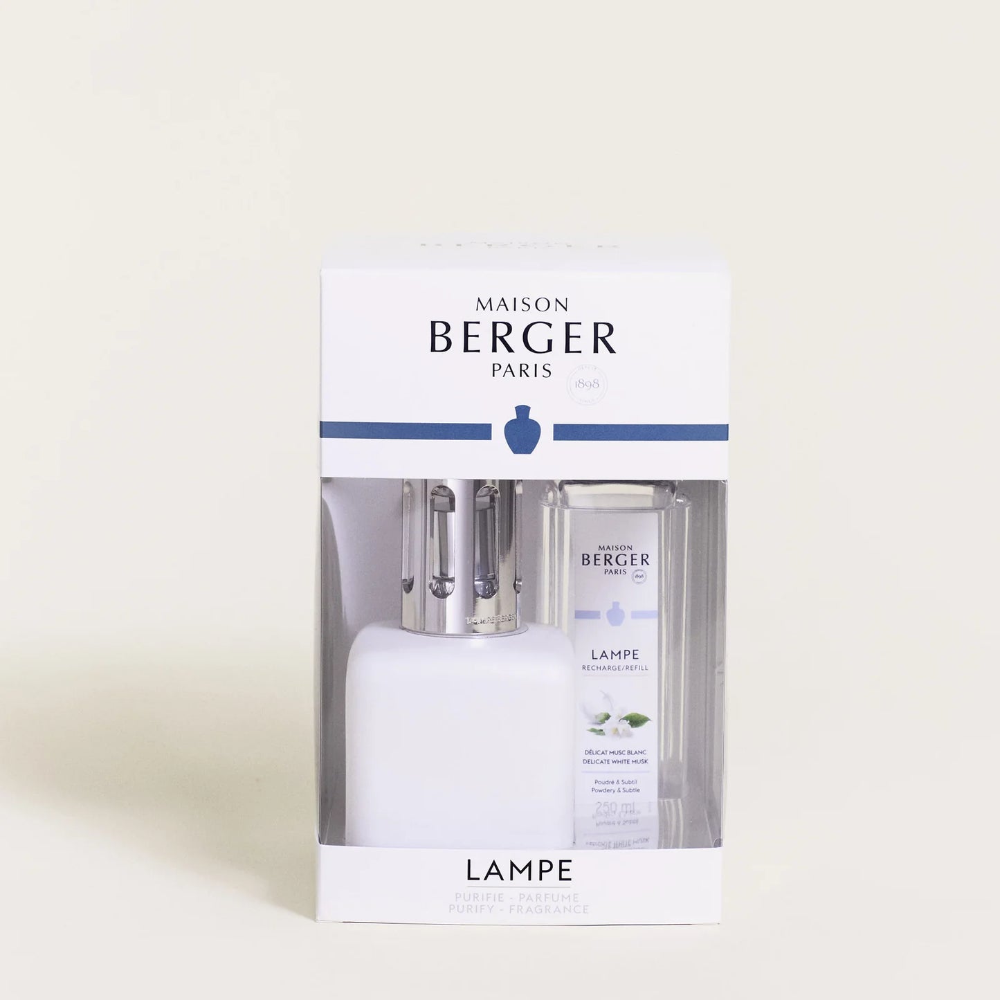 Glaçon White Maison Berger Lamp Gift Set (Delicate White Musk)