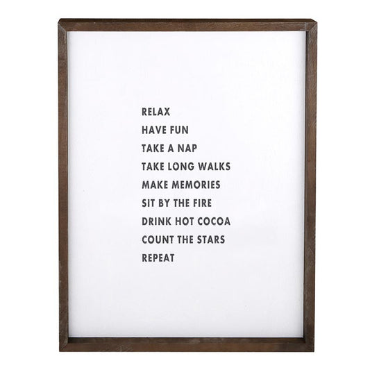 Cadet Word Board - Cabin Rules