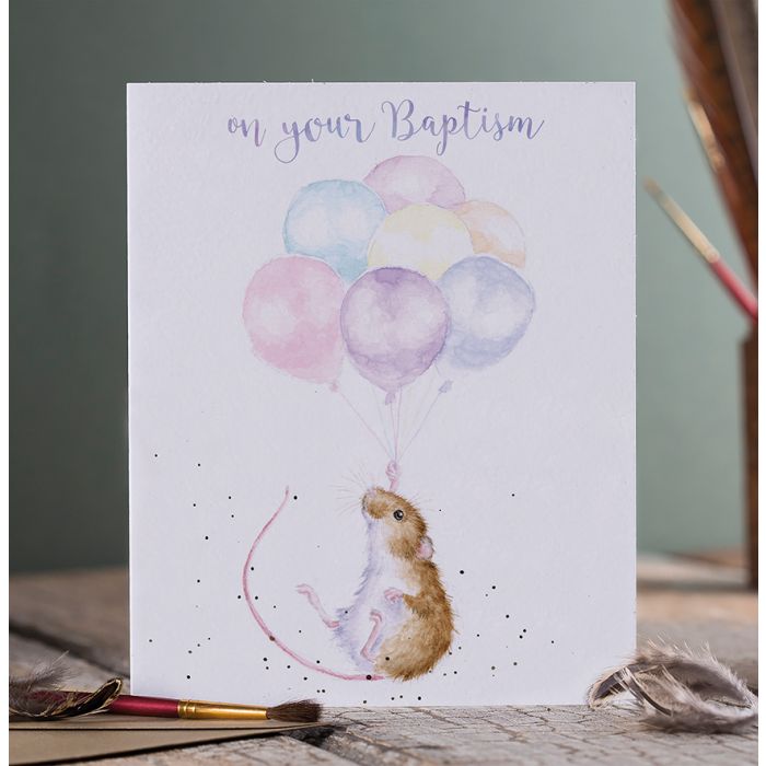 Hold On Tight Baptism Card