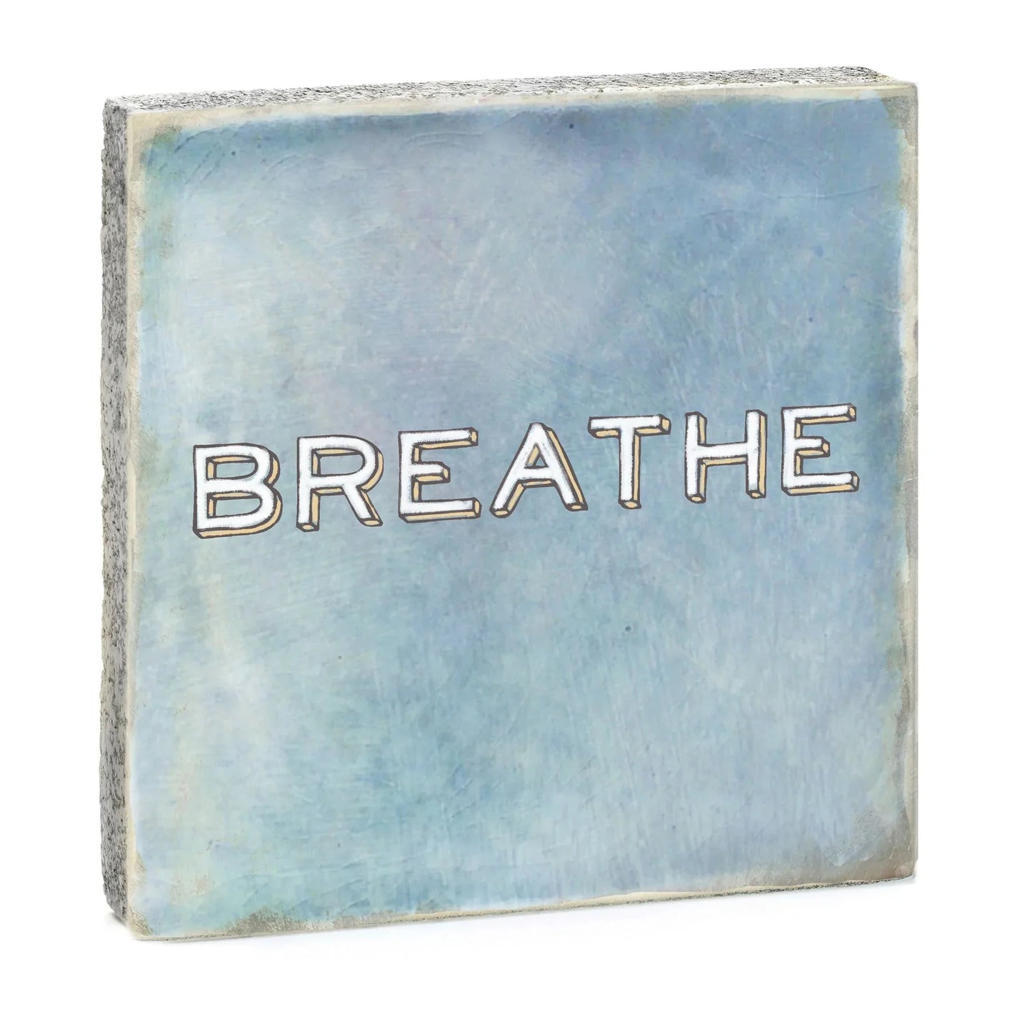 Breathe Blue Art Block